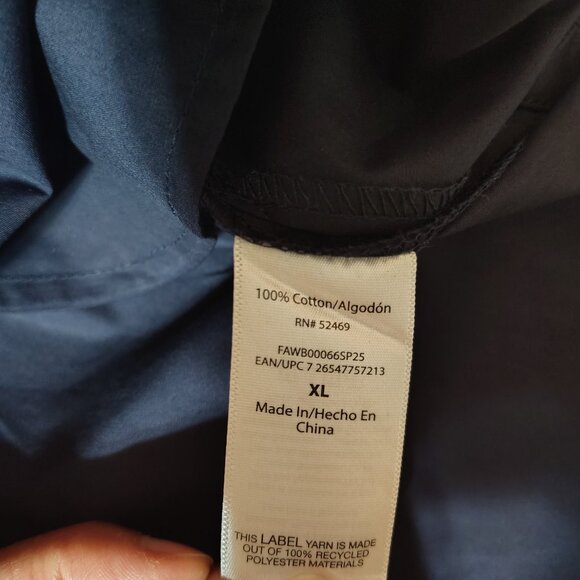 Free Assembly gathered neck cotton maxi dress with long sleeves - Picture 6 of 13